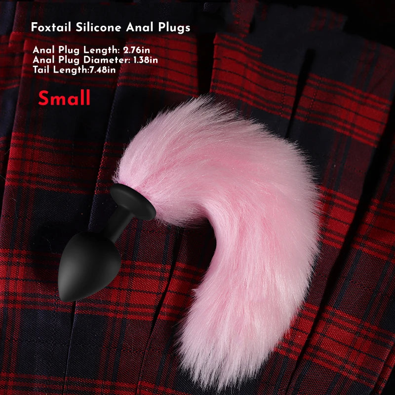 Plug silicone lapin rose S