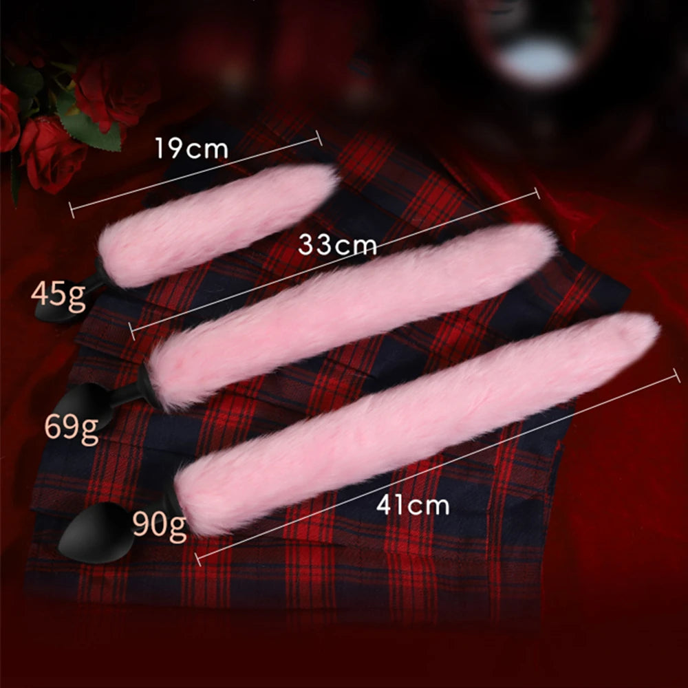 Plug silicone lapin rose S M L